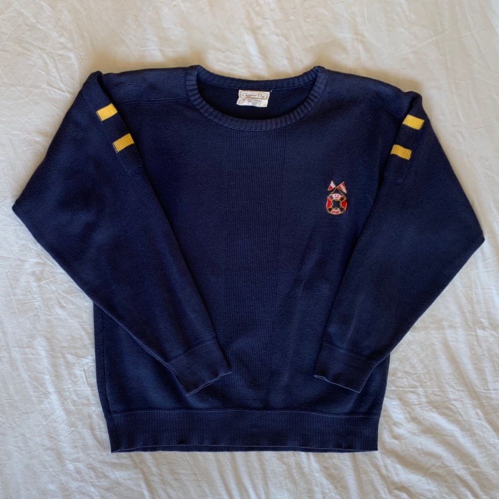 Vintage Christian Dior Yacht Club Sweater